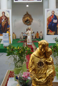 Блаженніший Святослав взяв участь в урочистій Літургії з нагоди перебування мощів святого Антонія