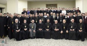 Блаженніший Святослав з єпископами, що прибули до Рима з канонічним візитом, відвідав Папську колегію